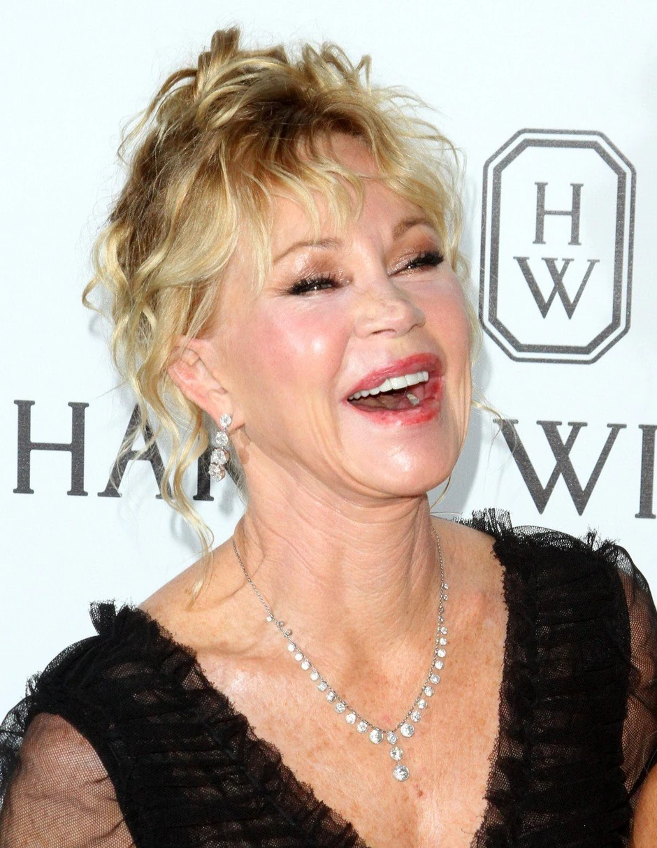 Melani Grifit, nasmejana u teškim danima