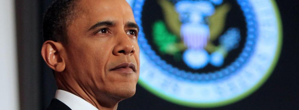 Prezydent USA Barack Obama przemawia w National Defense University w Waszyngtonie, DC, USA