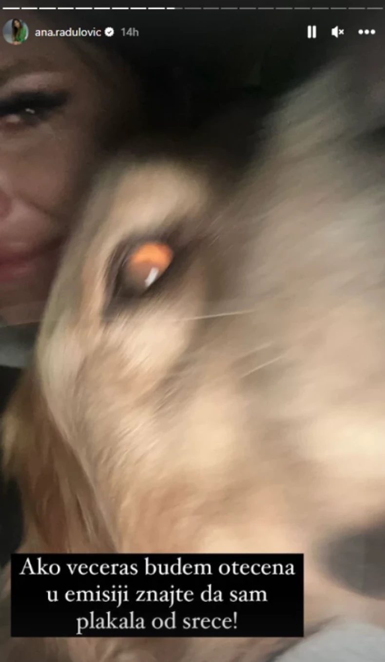 Ana Radulović plače