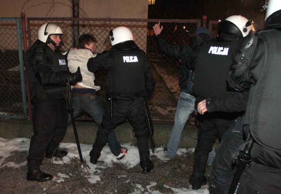 Zamieszki w Kielcach po manifestacji przeciwko ACTA