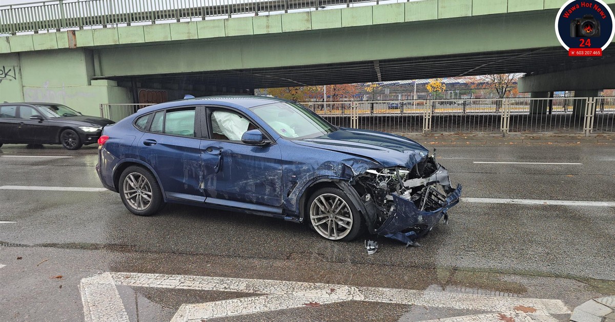 Luksusowe auta zderzyły się w Warszawie. I to nie był przypadek. Poszło o... kobietę