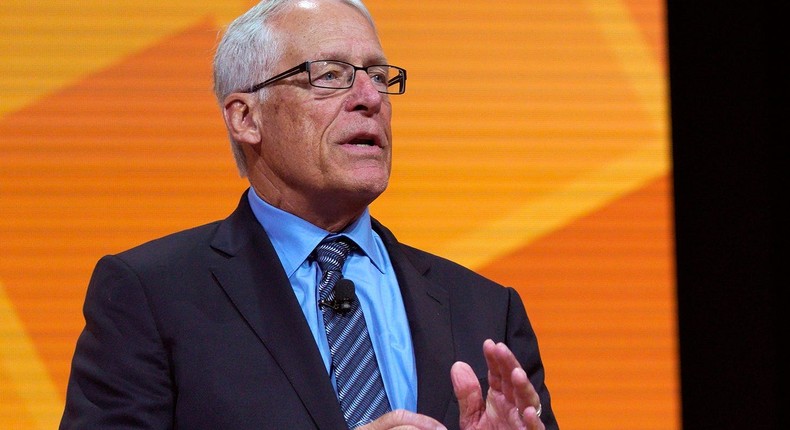 Rob Walton at a Walmart annual meeting in Fayetteville, Arkansas.Rick T. Wilking/Getty Images