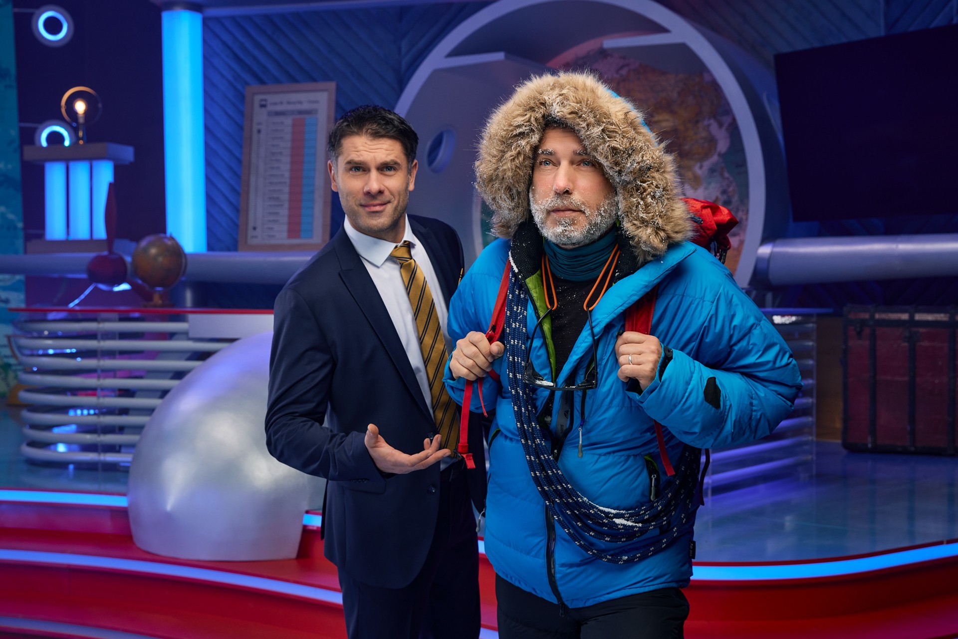 Šou Na správnej ceste s hercom Jánom Dobríkom a cestovateľom Martinom Navrátilom.