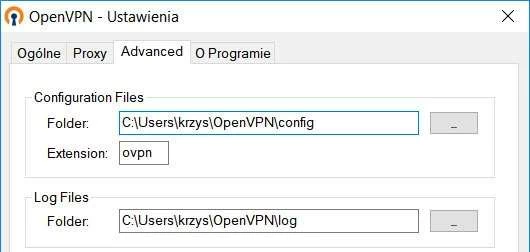 OpenVPN – konfiguracja – krok 2