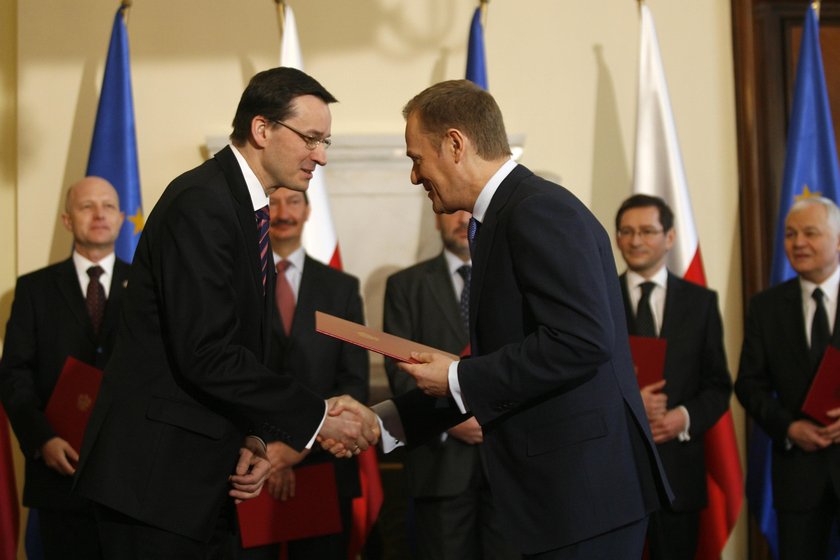 Mateusz Morawiecki i Donald Tusk