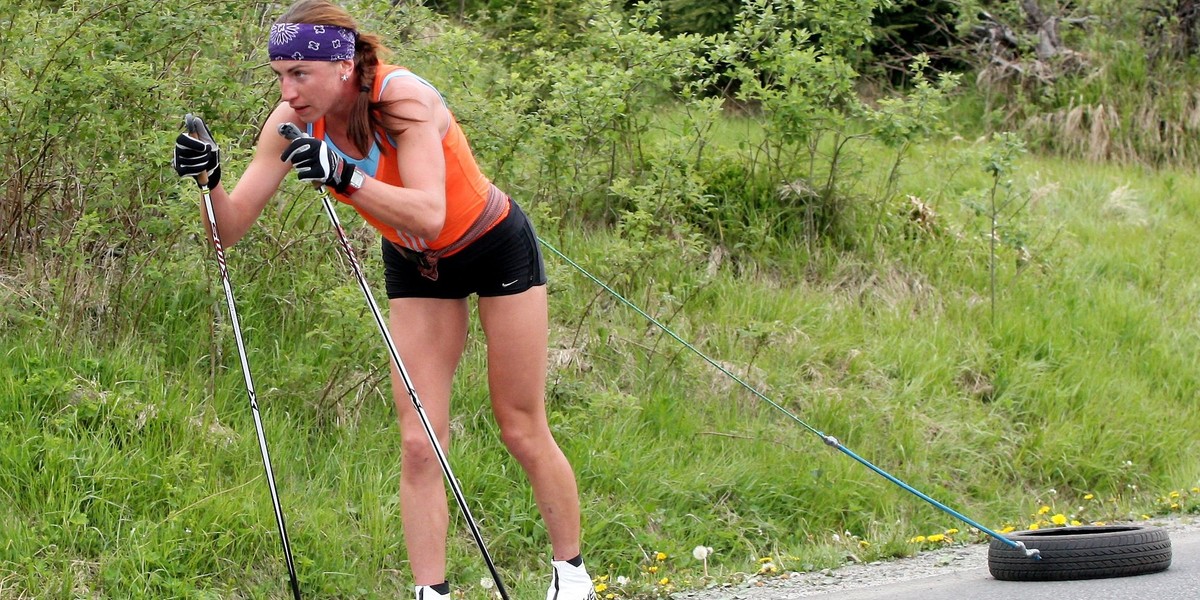 Justyna Kowalczyk trening