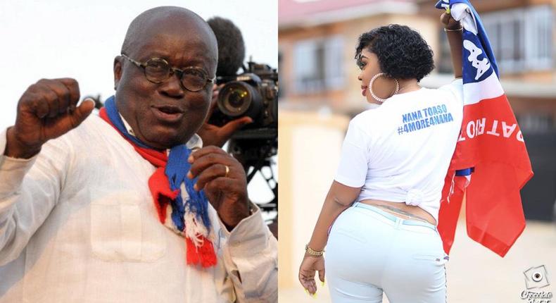 Nana Addo and Afia Schwarzenegger