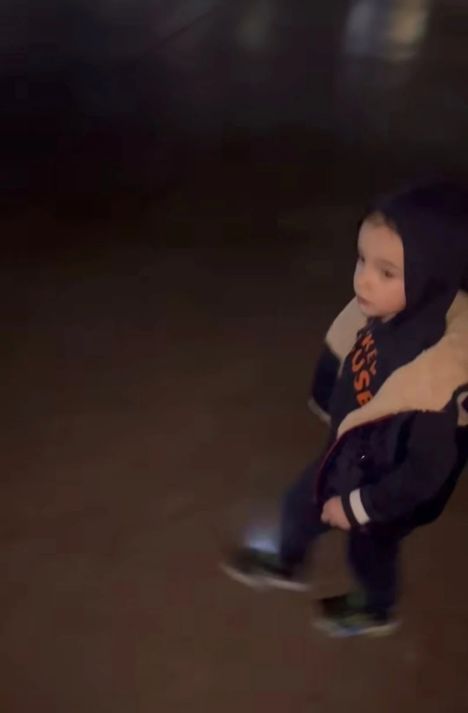 Mali Željko na prvom treningu