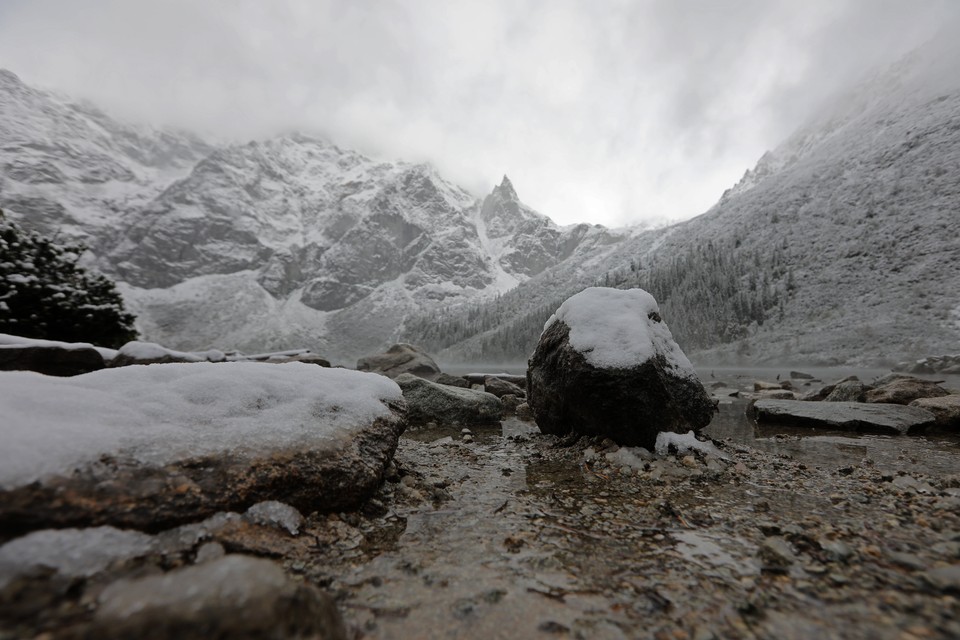 Śnieg w Tatrach