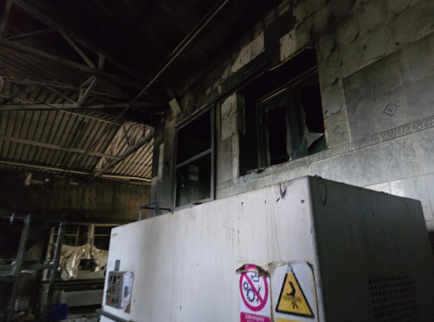 Požar u pogonu Dragana Stankovića