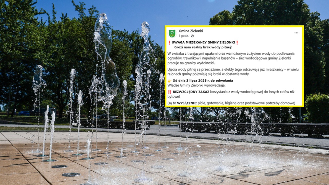 Podkrakowskiej gminie grozi brak wody. Wydano pilny apel