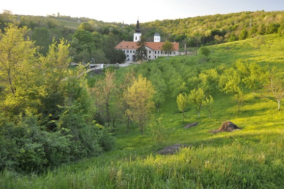 (FOTO) Ni Isus, ni Bogorodica: Na kupoli ovog  manastira u Srbiji oslikan je NEOBIČAN SIMBOL, evo šta on znači