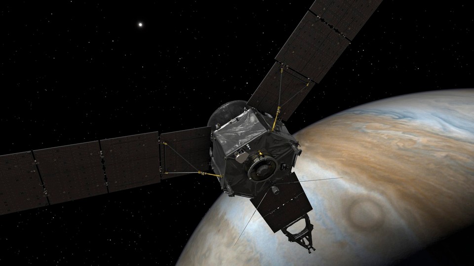 SPACE NASA JUNO (NASA's Juno Spacecraft successfully entered Jupiter's orbit)