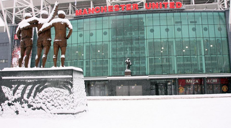 A jelenlegi időjárás nem feltétlenül alkalmas a focihoz Manchesterben /Fotó: The Sun