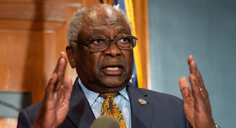 Rep. Jim Clyburn of South Carolina is the chair of the House Select Subcommittee on the Coronavirus Crisis.Michael Brochstein/SOPA Images/LightRocket via Getty Images