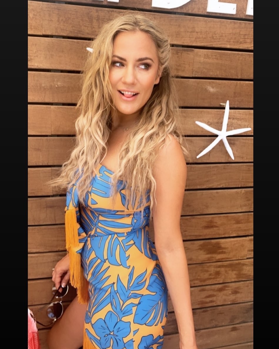Moderátorka šou Love Island Caroline Flack.