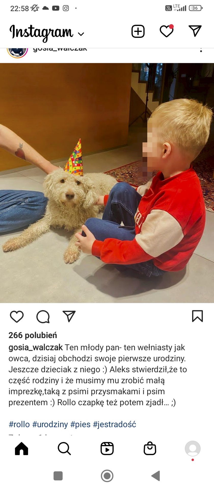 Taki wpis zamieściła Walczak w środę wieczorem.