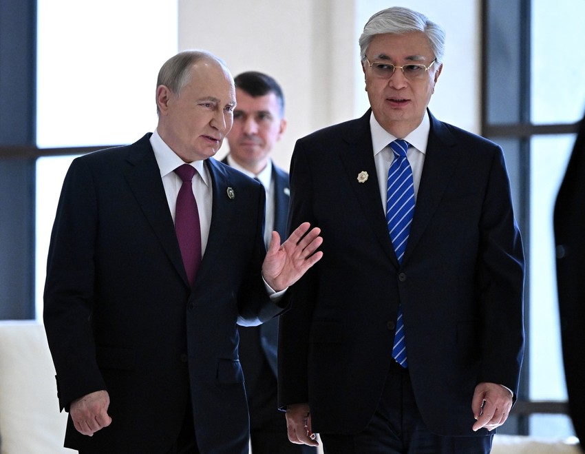 Vladimir Putin i predsednik Kazahstana Kasim Žomart Tokajev