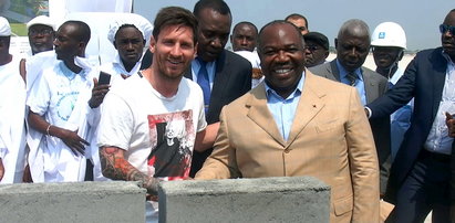Wizyta Messiego w Gabonie: "Przyjechał jak do ZOO, brudny i nieogolony"