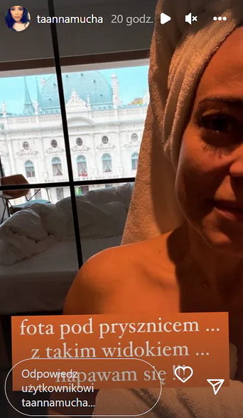 Anna Mucha wrzuciła do sieci zdjęcie pod prysznicem