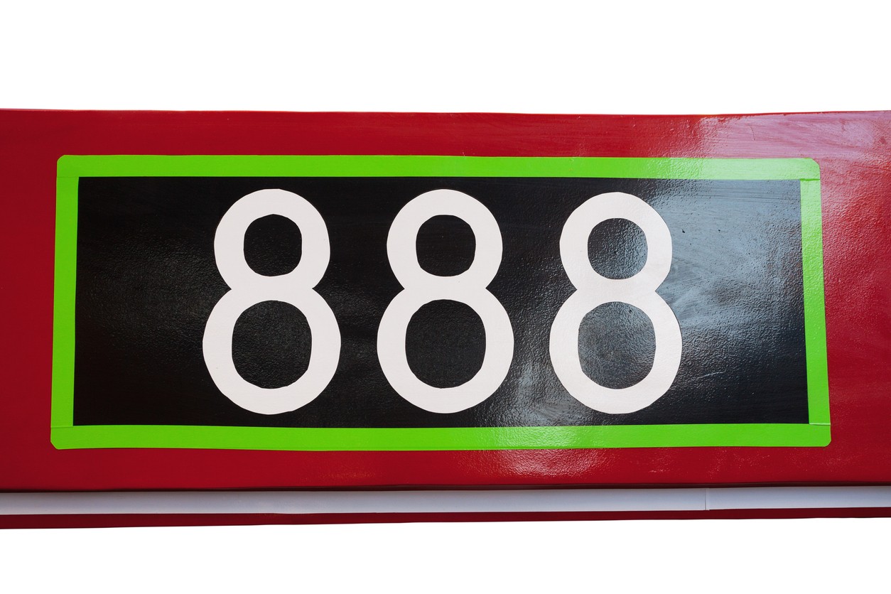 The number 888 is a symbol of abundance and success.