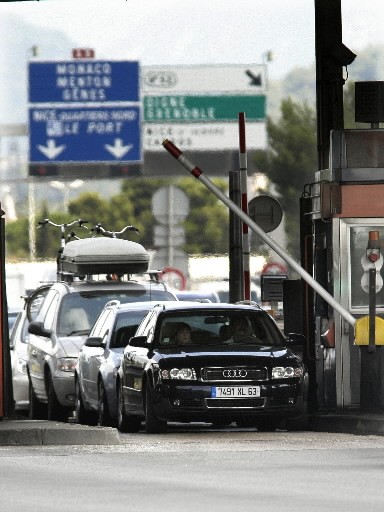 Wjazd na autostradę we Francji