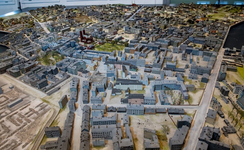 Makieta łódzkiego Getta