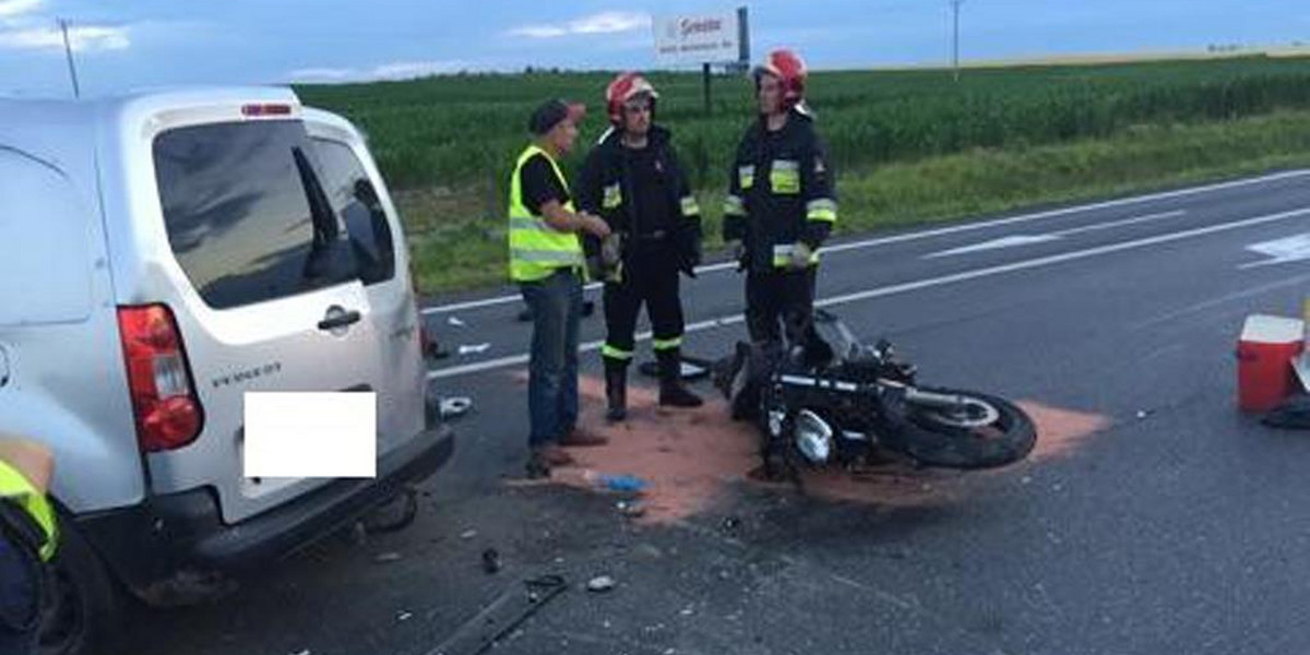 Tragiczny wypadek motocyklisty w Sędziszowie Małopolskim