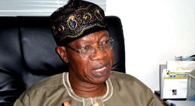 Minister of Information and Culture, Alhaji Lai Mohammed.