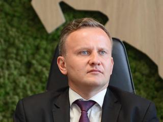 Bartosz Marczuk z Polskiego Funduszu Rozwoju odpowiedzialny za program PPK. Warszawa, 01.07.2019
