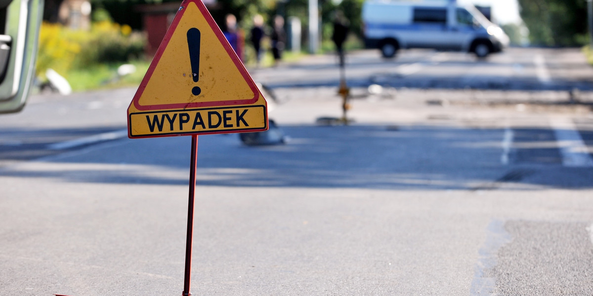 Niemal wjechał samochodem do WIsły