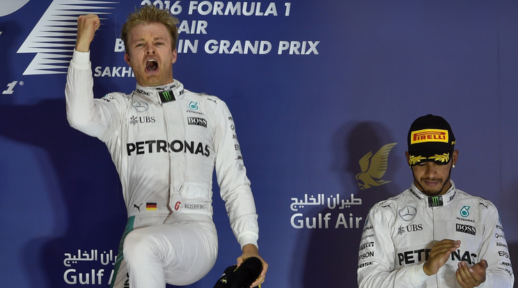 Rosberg öröme, Hamilton szomorúsága/Fotó: AFP