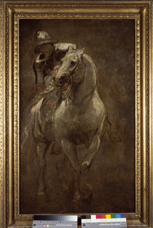 Antoon van Dijk, "A Soldier On Horseback"