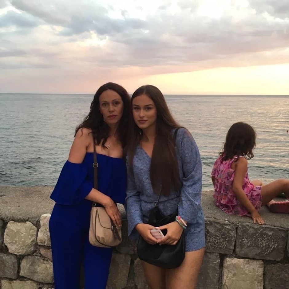 Slavica Lipić Aćimović sa ćerkom