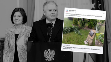 W Słupsku zniszczono dęby poświęcone pamięci Lecha i Marii Kaczyńskich