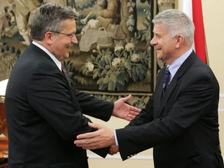 Marek Belka i Bronisław Komorowski