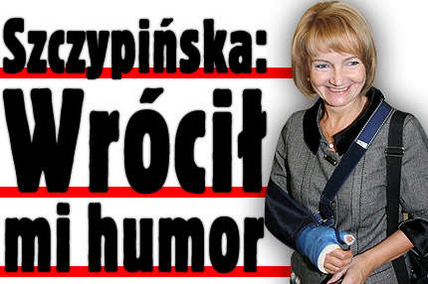 Szczypińska: Humor mi już wrócił