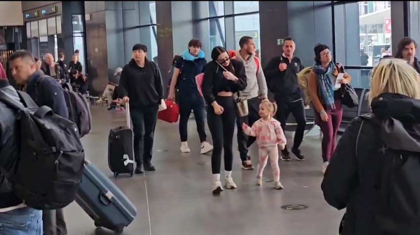 Katarina Grujić sa ćerkicom