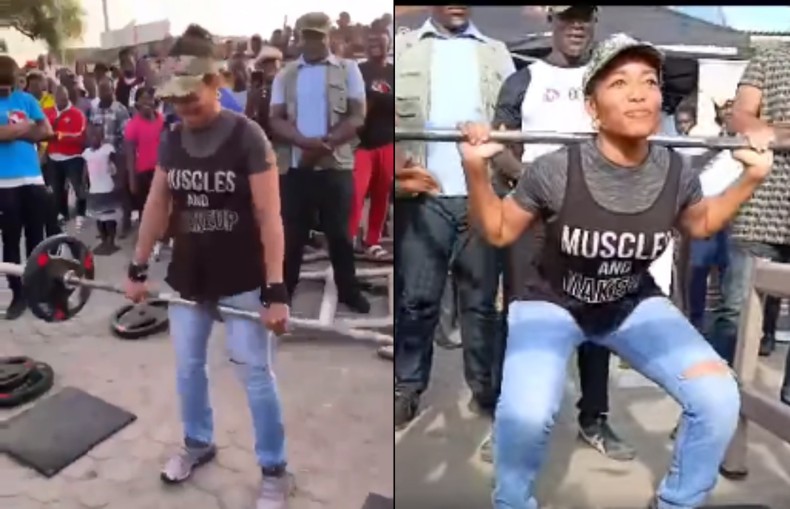 Zanetor Rawlings shows off weight-lifting skills in viral video