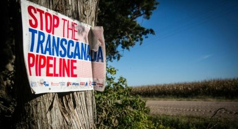 The Keystone XL pipeline would carry oil from Canadian tar sands to US refineries, but was put on hold by former president Barack Obama over environmental concerns