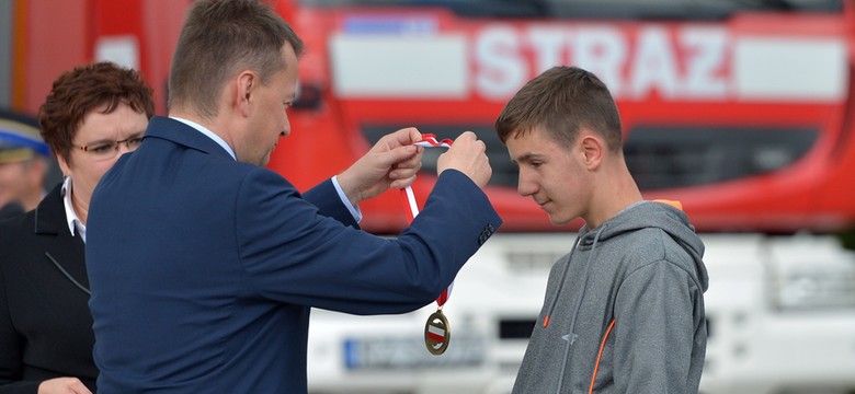 Przemyśl: Medal Młodego Bohatera dla 14-letniego Mateusza Króla