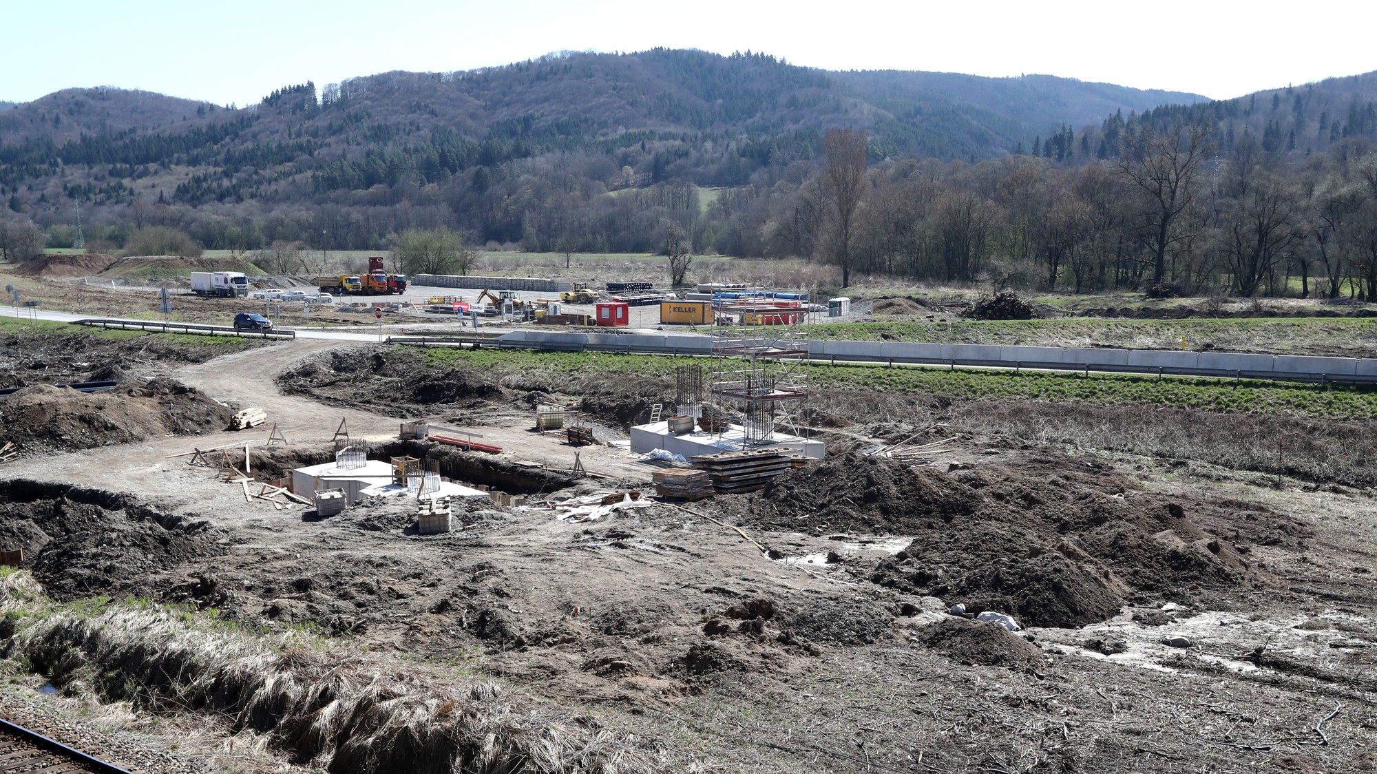 Za Banskou Bystricou pokračujú v stavebných prácach na predĺžení R1 v smere na Slovenskú Ľupču