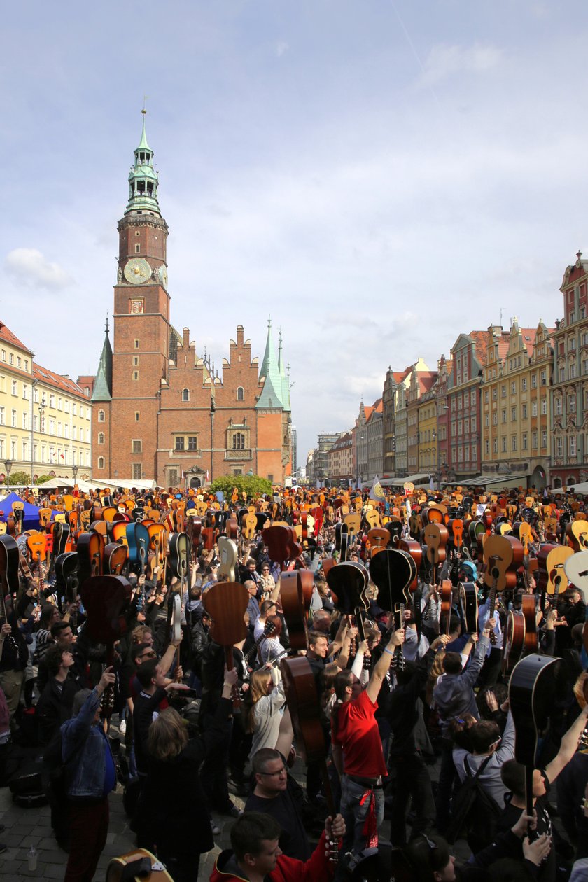 Gitarowy Rekord Guinnessa 2016 we Wrocławiu