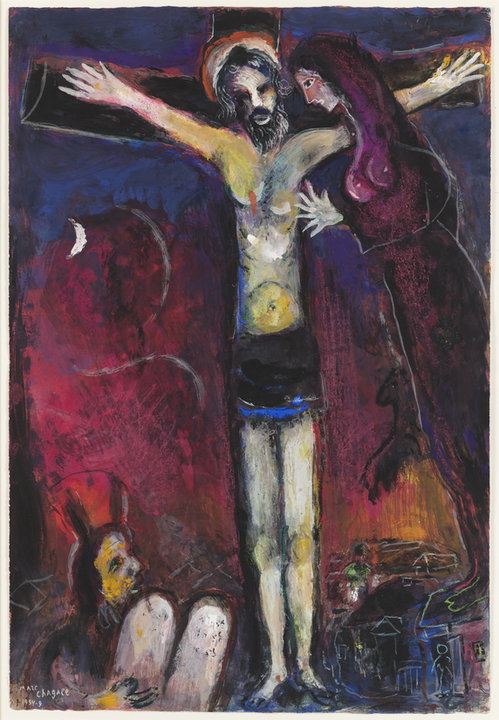 Marc Chagall - "Ukrzyżowanie" (1954–59)
