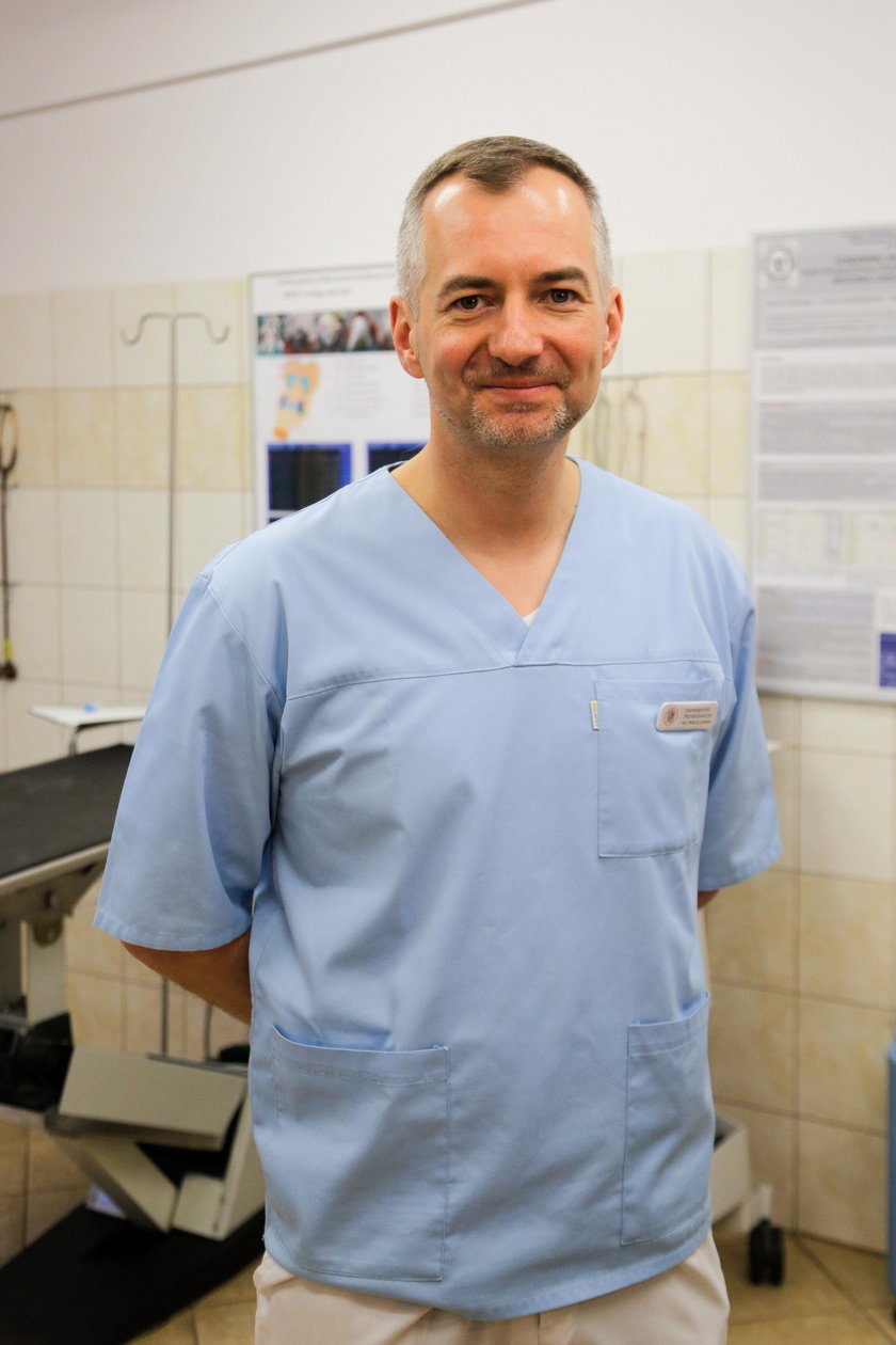 Doktor Marcin Wrzosek (40 l.), neurolog