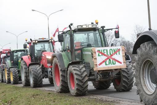 Protest rolników przeciw Zielonemu Ładowi
