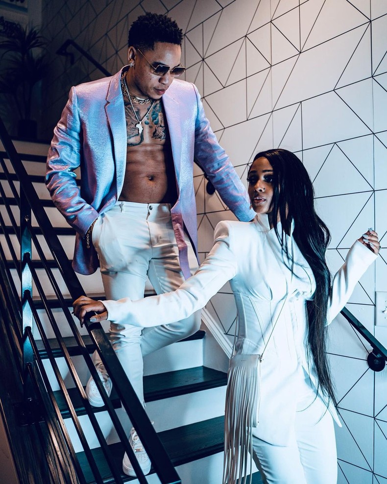 Vanessa Mdee and Rotimi 