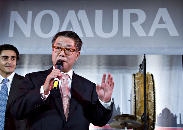 Grad spotka się w Tokio m.in z przedstawicielami japońskiego banku inwestycyjnego Nomura. Nz. szef Banku Nomura na Europę Środkowo-Wschodnią Yugo Ishida . Fot. Bloomberg