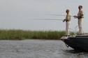 Miedwiediew z Putinem na rybach