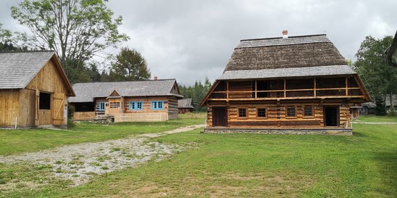 Skansen - widok ogólny 